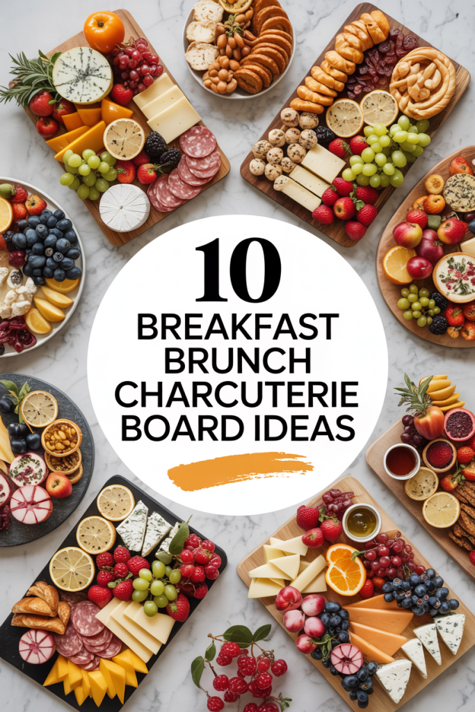 Breakfast Brunch Charcuterie Board Ideas