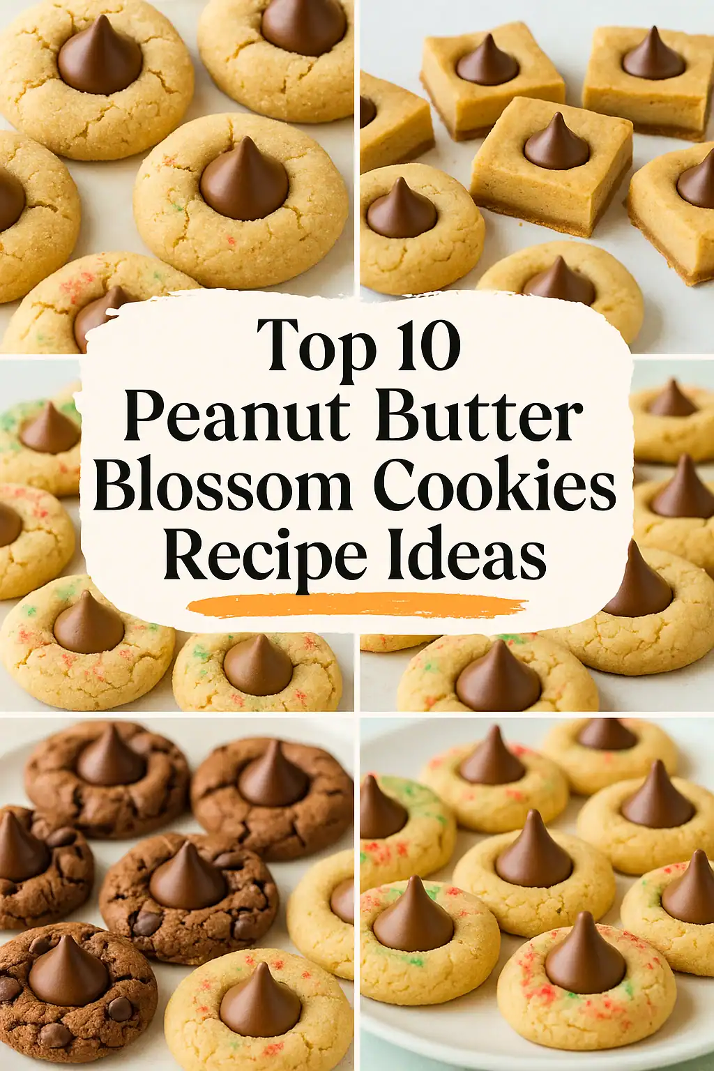 Peanut Butter Blossom Cookies