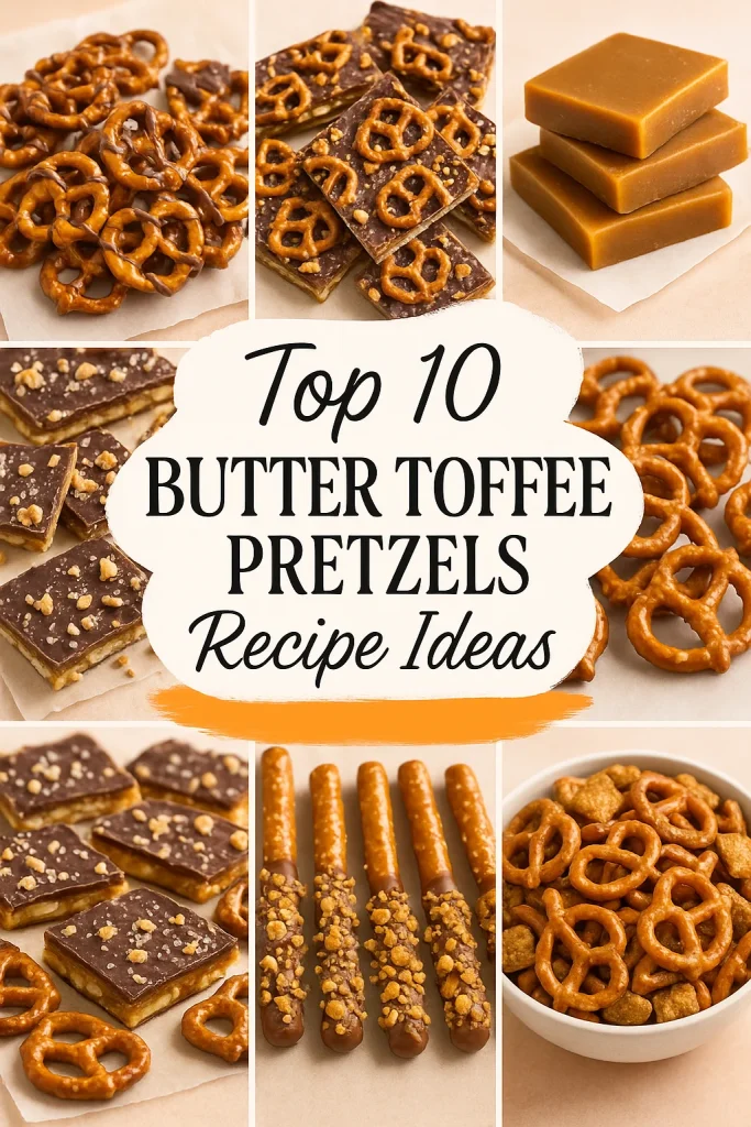 butter toffee pretzels