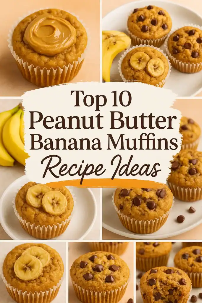 peanut butter banana muffins