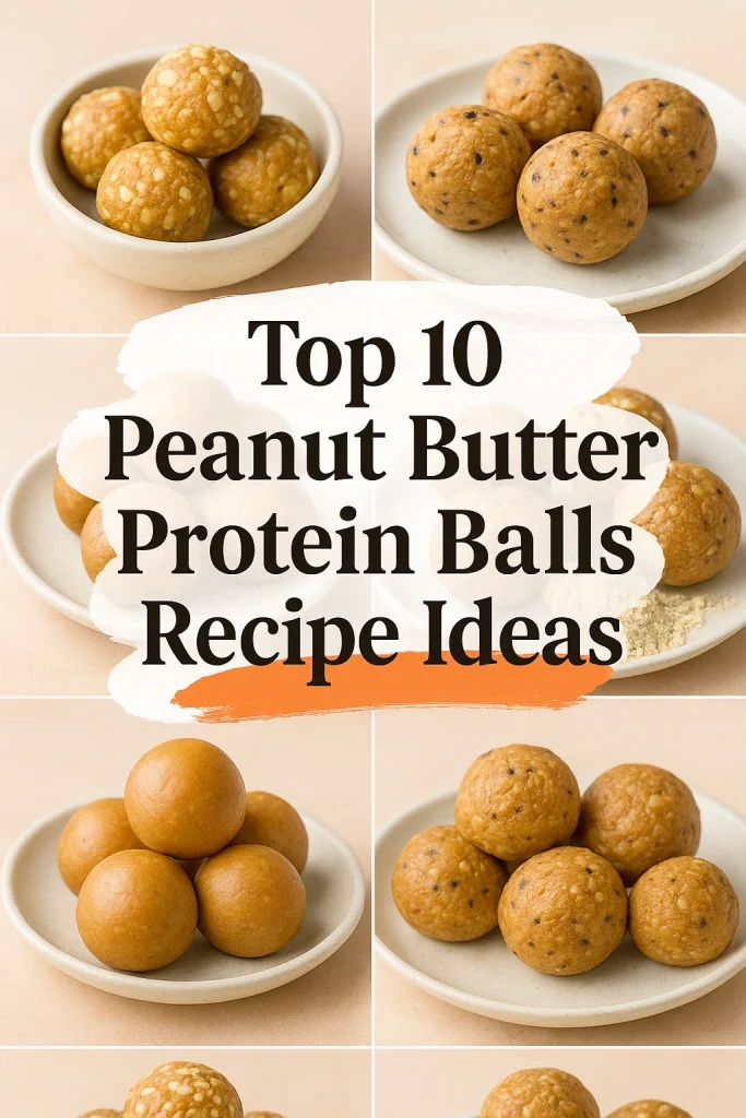 peanut butter protein balls