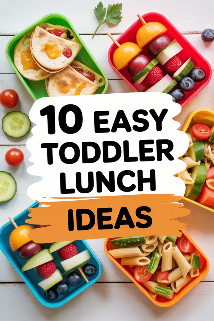 Easy Toddler Lunch Ideas