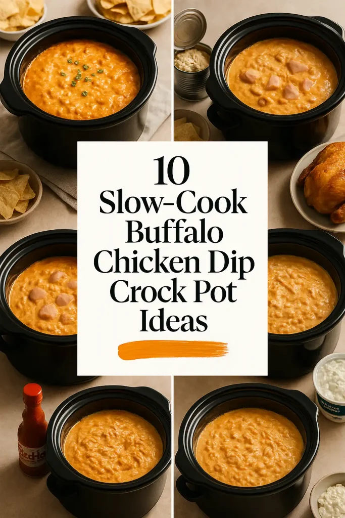 Buffalo Chicken Dip Crock Pot