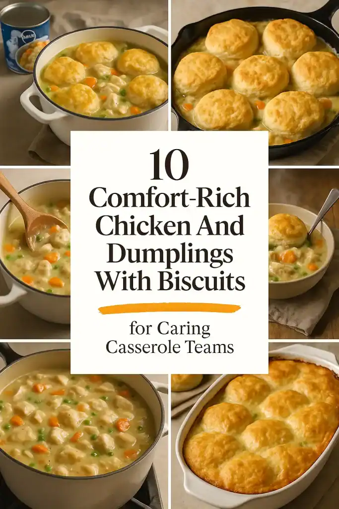 Chicken And Dumplings With Biscuits