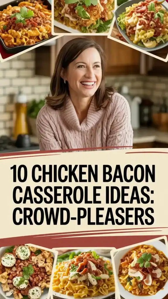 Chicken Bacon Ranch Casserole