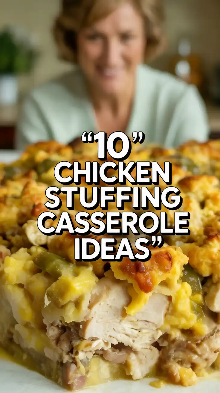 Chicken Stuffing Casserole