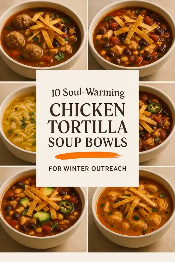Chicken Tortilla Soup Bowls