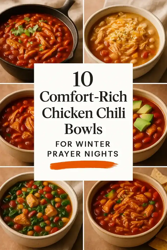 Comfort-Rich Chicken Chili Bowls