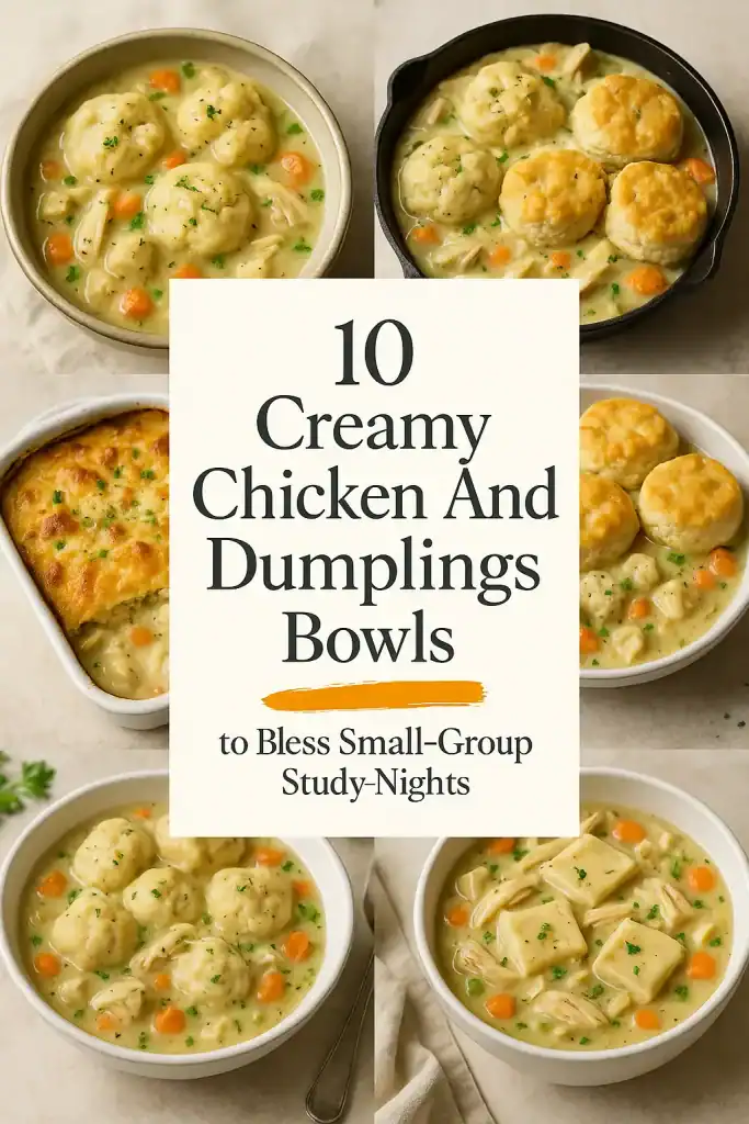 Creamy Chicken And Dumplings