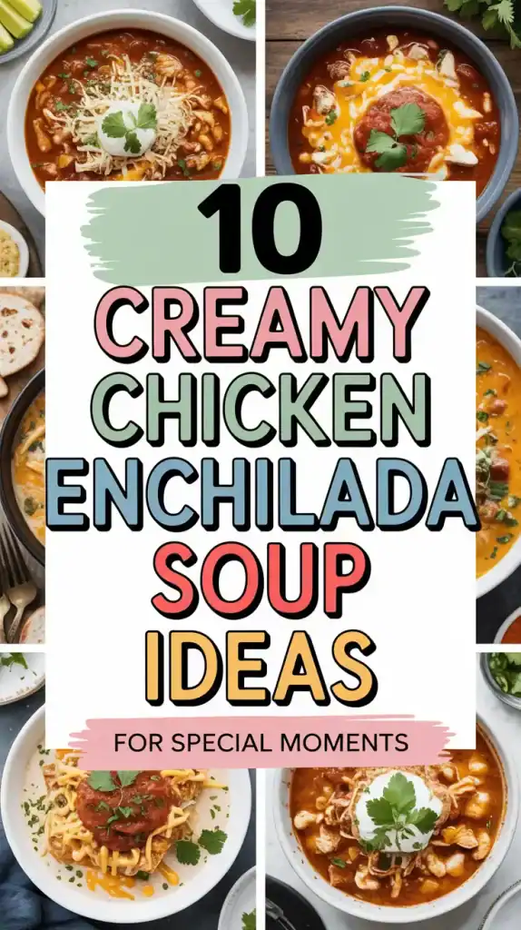Creamy Chicken Enchilada Soup