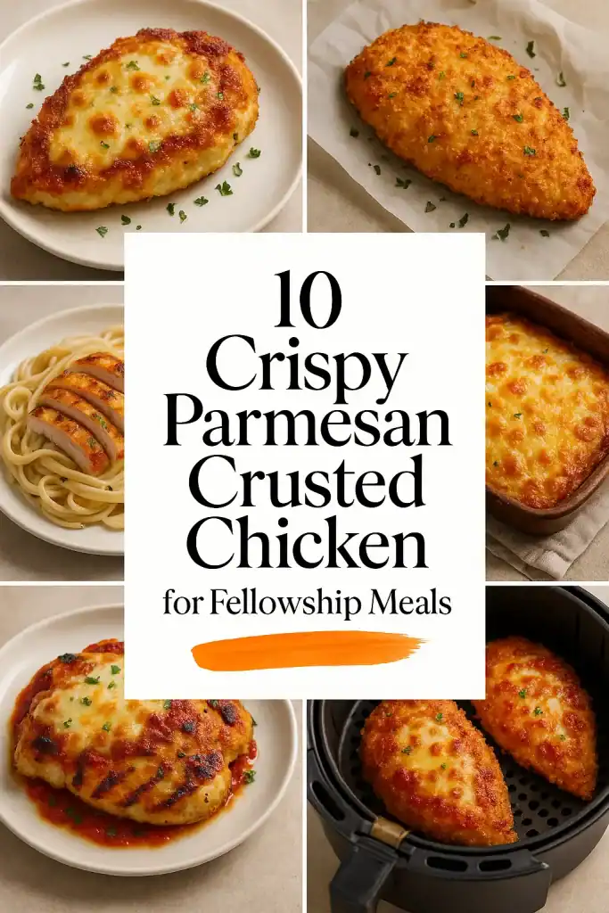 Crispy Parmesan Crusted Chicken