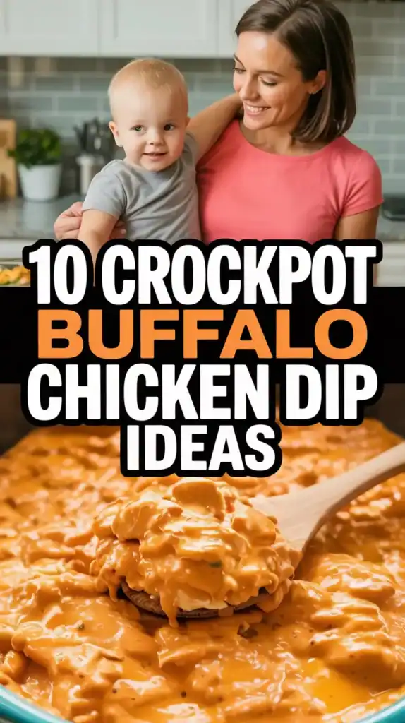 Crockpot Buffalo Chicken Dip