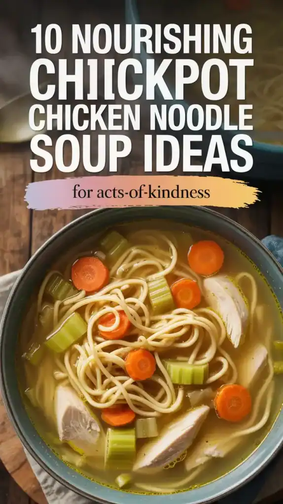 Crockpot Chicken Noodle Soup