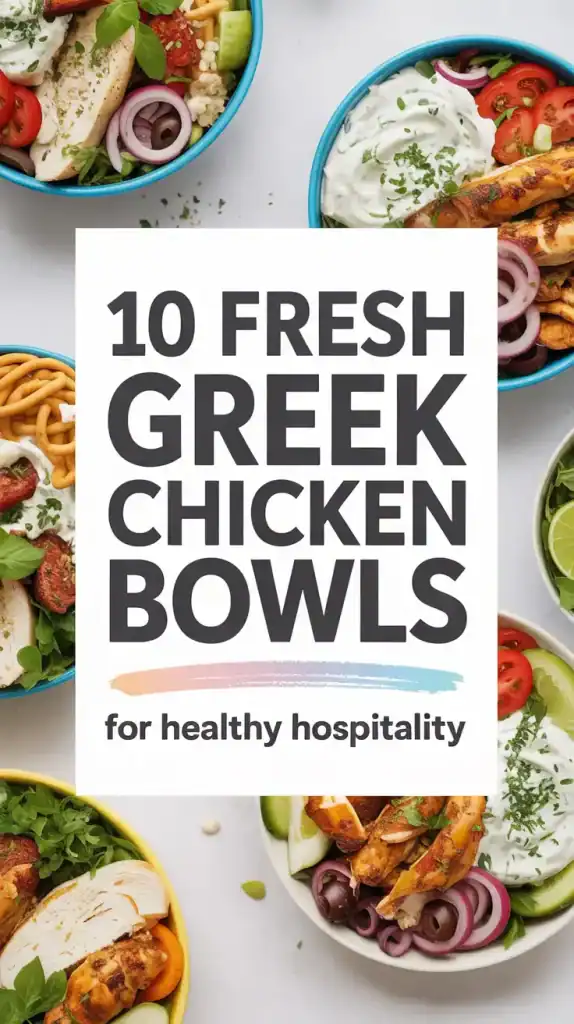 Fresh Greek Chicken Bowls
