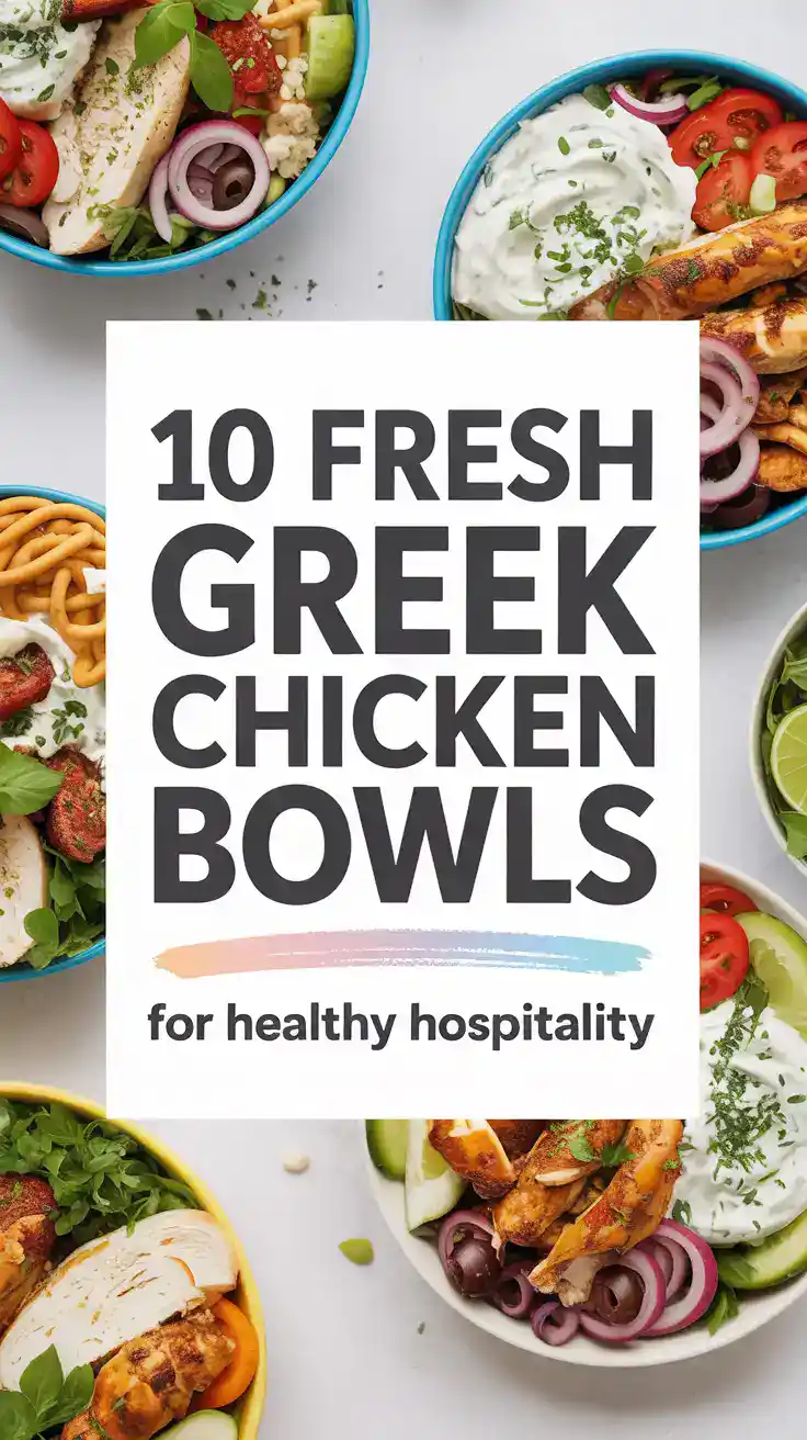 Fresh Greek Chicken Bowls