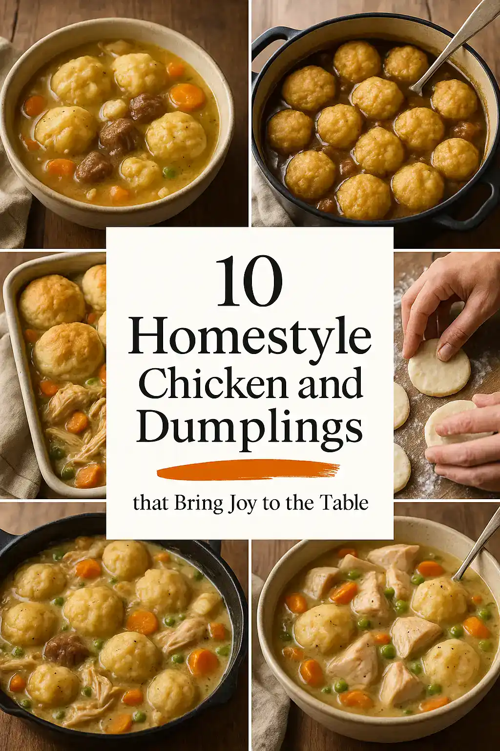 Homestyle Chicken and Dumplings Meals