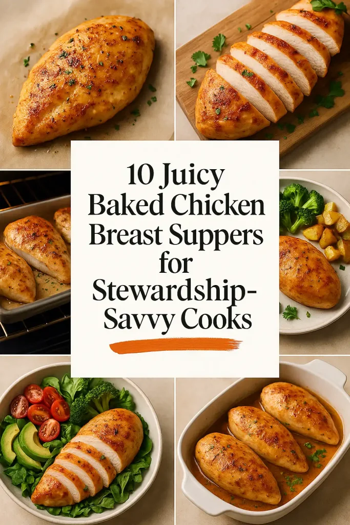 Juicy Baked Chicken Breast Suppers