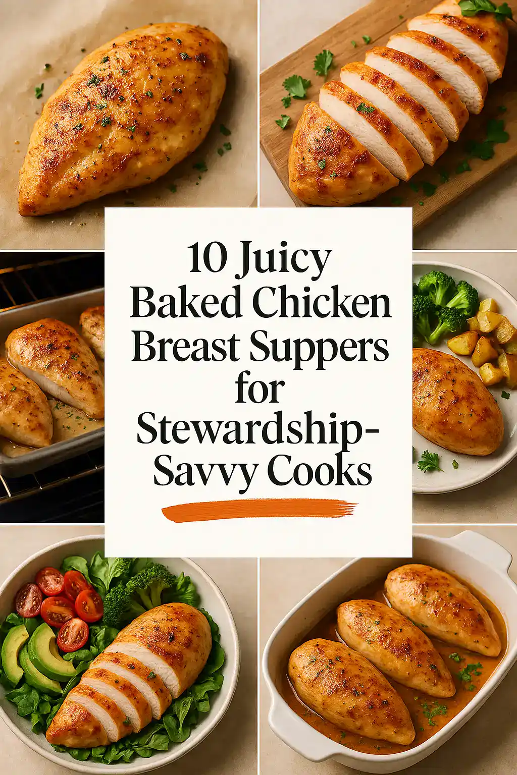 Juicy Baked Chicken Breast Suppers
