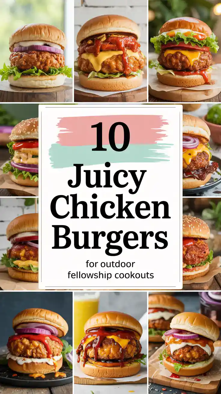 Juicy Chicken Burgers