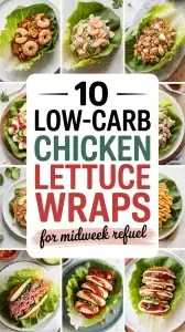 Low‑Carb Chicken Lettuce Wraps