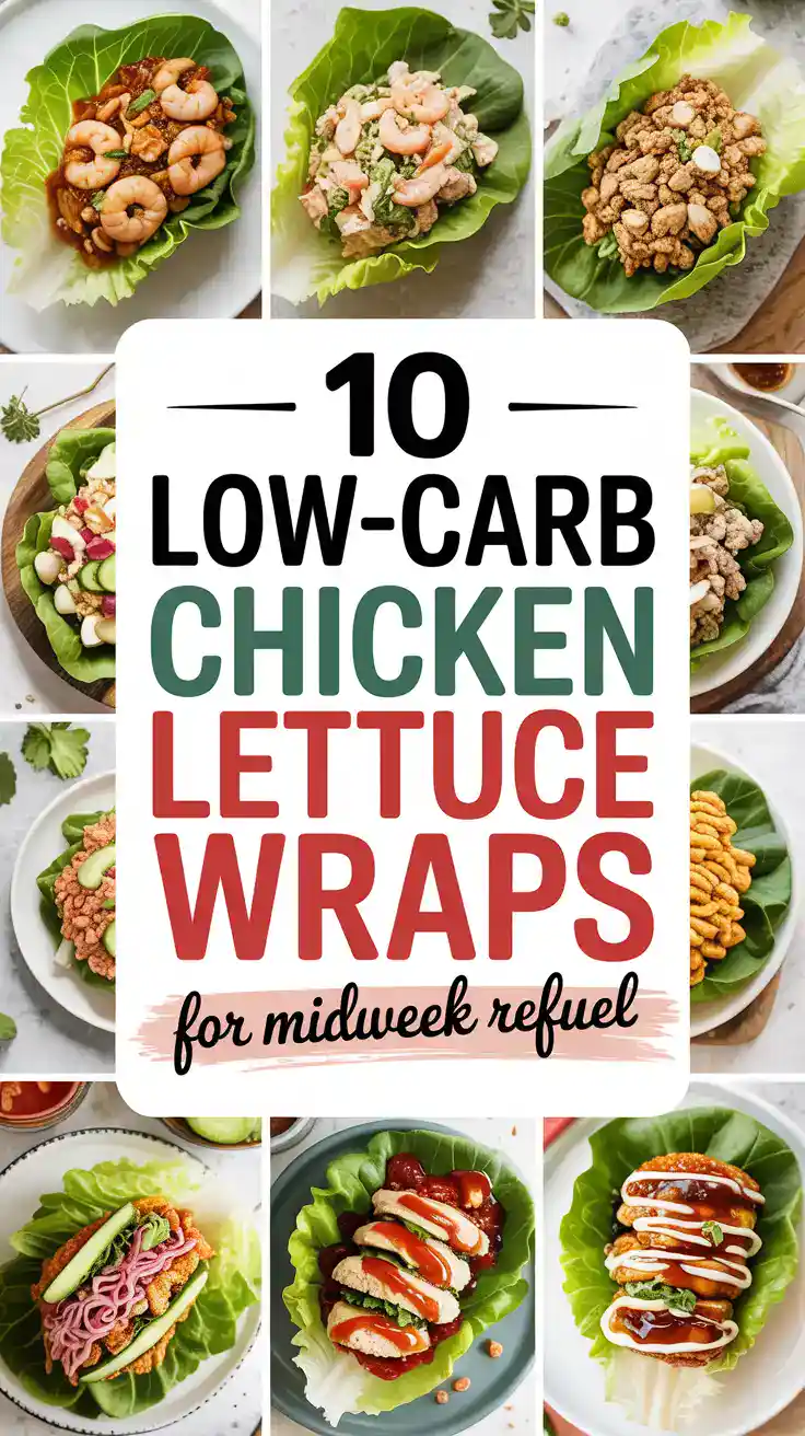 Low‑Carb Chicken Lettuce Wraps