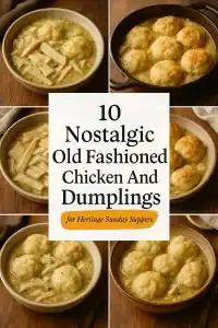 Old Fashioned Chicken And Dumplings