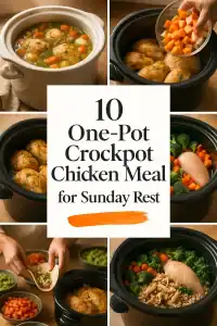 One-Pot Crockpot Chicken Meals