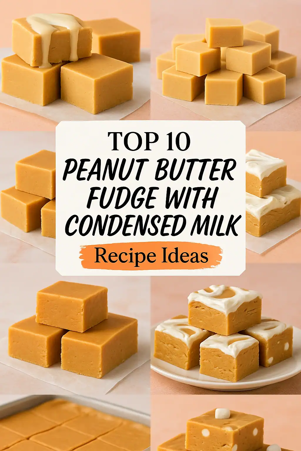 Peanut Butter Fudge With Condensed Milk