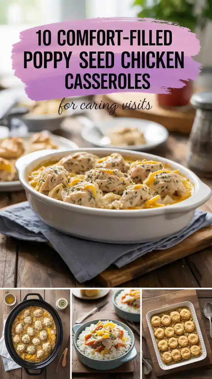 Poppy Seed Chicken Casseroles