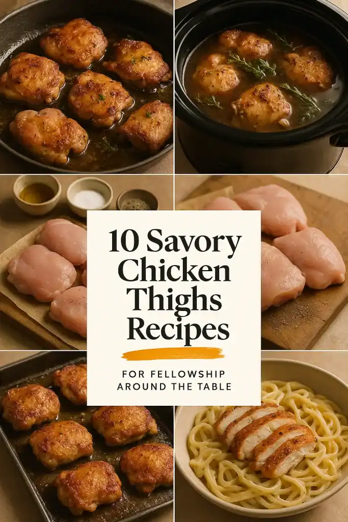 Savory Chicken Thighs Recipes