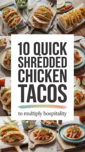 Shredded Chicken Tacos