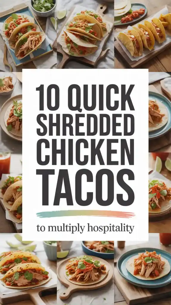 Shredded Chicken Tacos