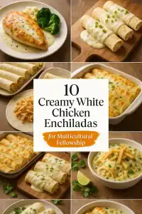 White Chicken Enchiladas