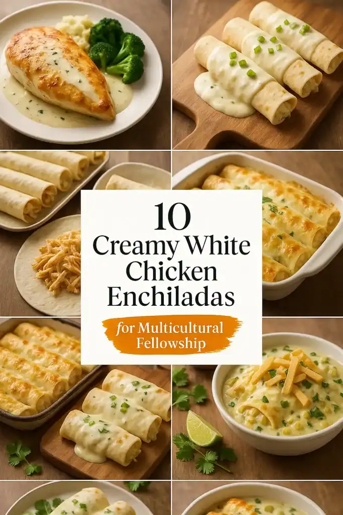 White Chicken Enchiladas