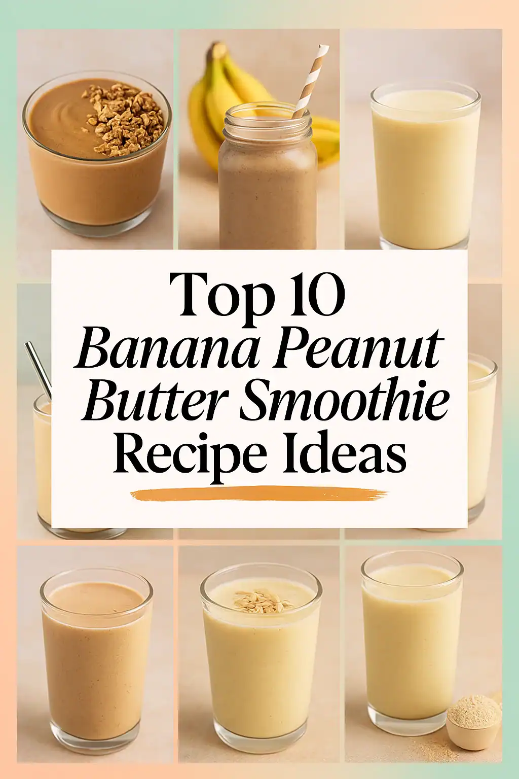 banana peanut butter smoothie