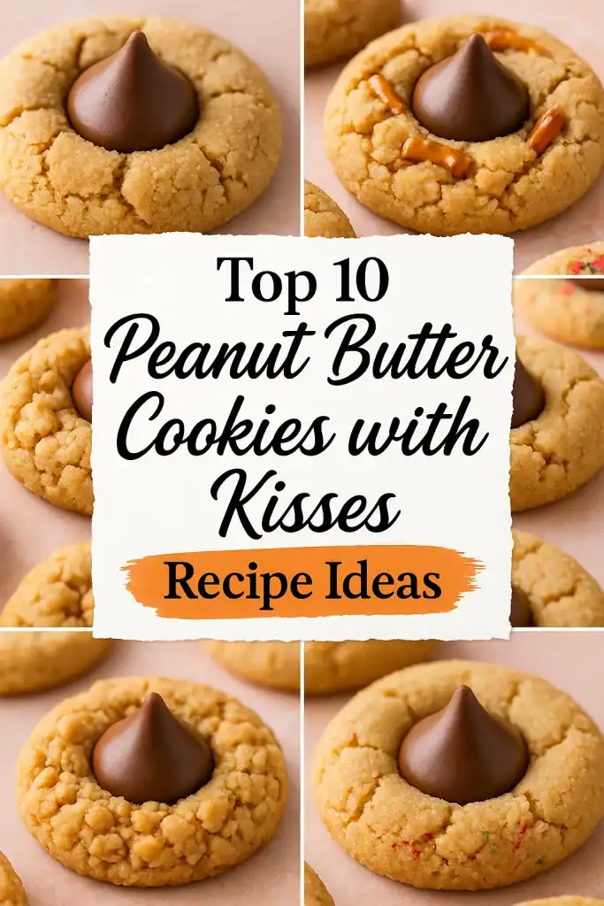 peanut butter cookies with kisses