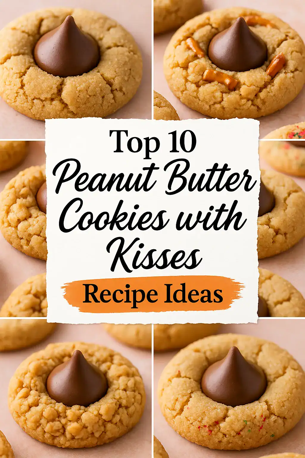 peanut butter cookies with kisses