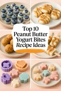 peanut butter yogurt bites