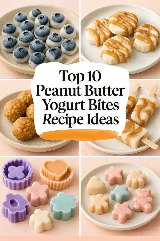 peanut butter yogurt bites