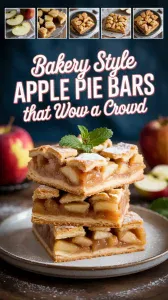 Apple Pie Bars With Flaky Crusts And Fresh Apple Flavor