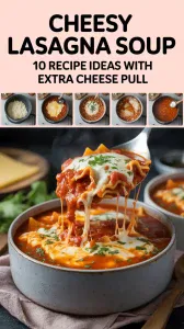Cheesy Lasagna Soup