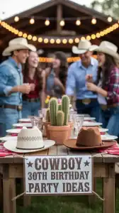 Cowboy 30Th Birthday Party Ideas