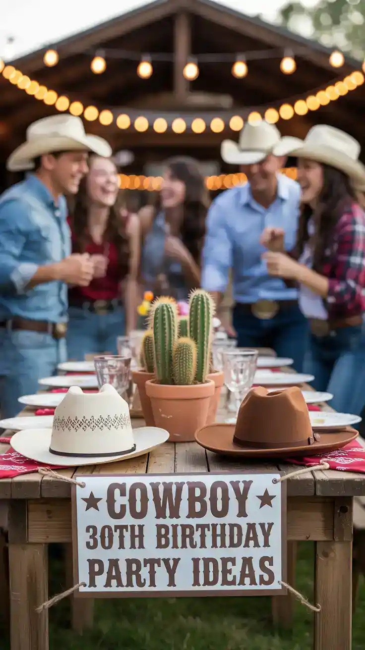 Cowboy 30Th Birthday Party Ideas