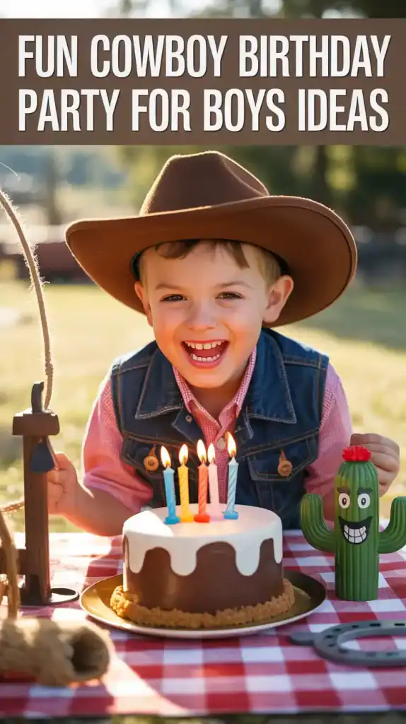 Cowboy Birthday Party For Boys Ideas