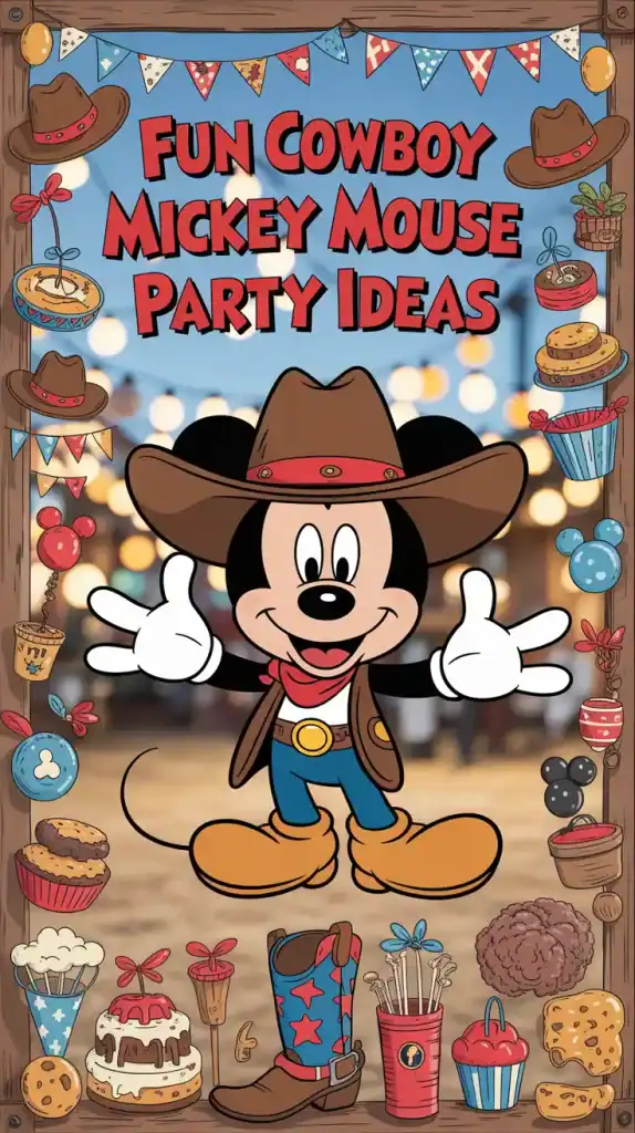 Cowboy Mickey Mouse Party Ideas