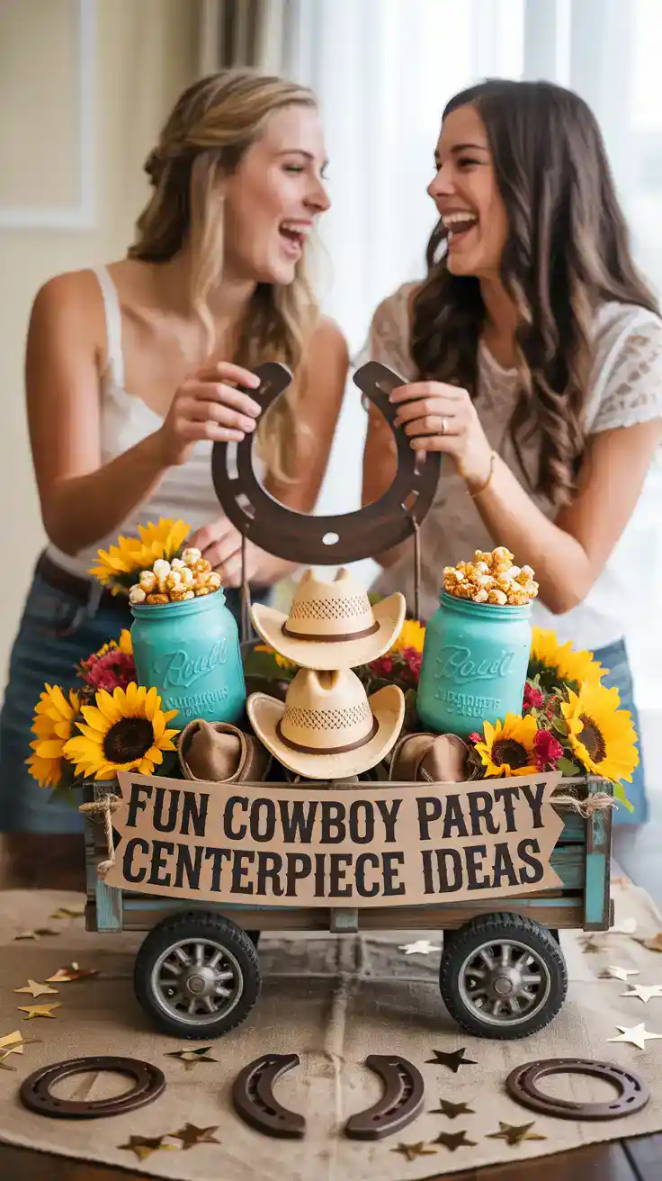 Cowboy Party Centerpiece Ideas