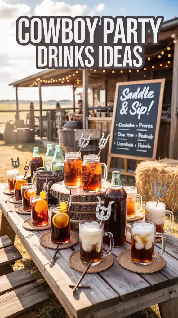 Cowboy Party Drinks Ideas