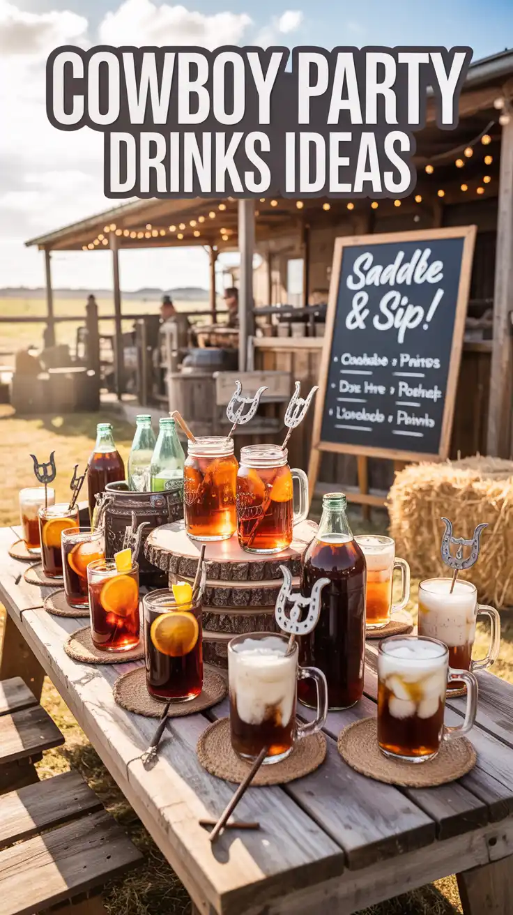 Cowboy Party Drinks Ideas