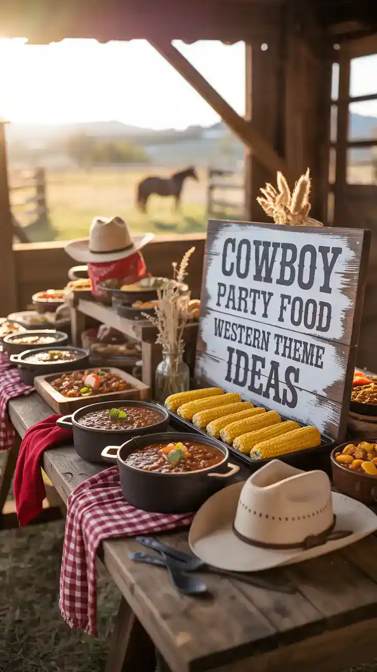 Cowboy Party Food Western Theme Ideas