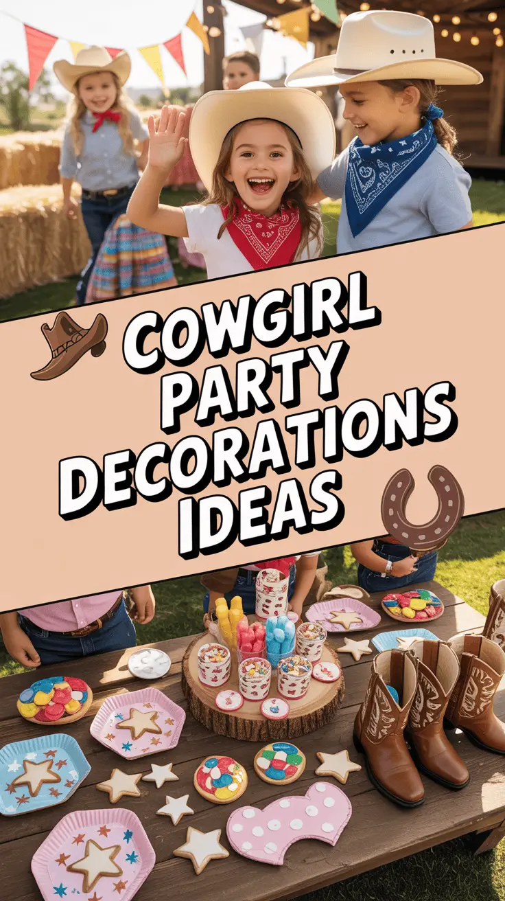 Cowgirl Party Decorations Ideas